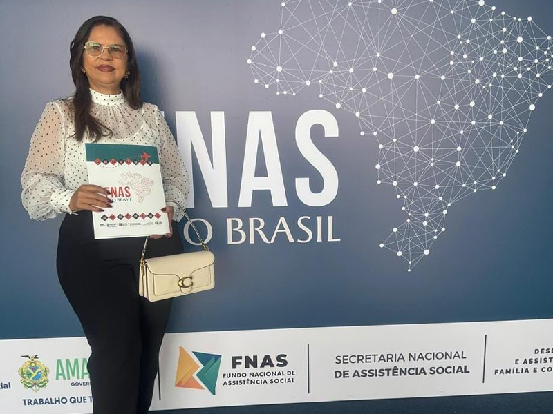 A prefeita Paula Augusta esteve presente, nesta segunda-feira (2), na 11ª etapa do FNAS pelo Brasil, realizada em Manaus (AM)