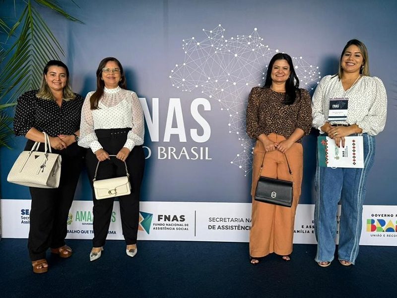 A prefeita Paula Augusta esteve presente, nesta segunda-feira (2), na 11ª etapa do FNAS pelo Brasil, realizada em Manaus (AM)