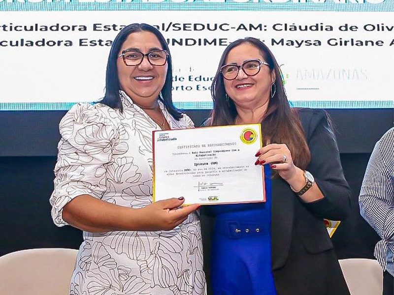Educação de Ipixuna conquista Selo Ouro de Alfabetização em reconhecimento ao compromisso com a aprendizagem infantil