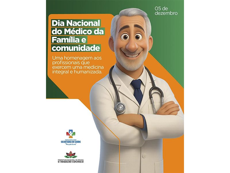 05 de dezembro – Dia do Médico da Família e Comunidade